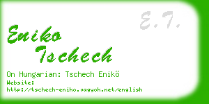 eniko tschech business card
